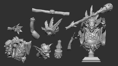 Goblin Shaman Bust